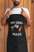 MY GRILL MY RULES APRON