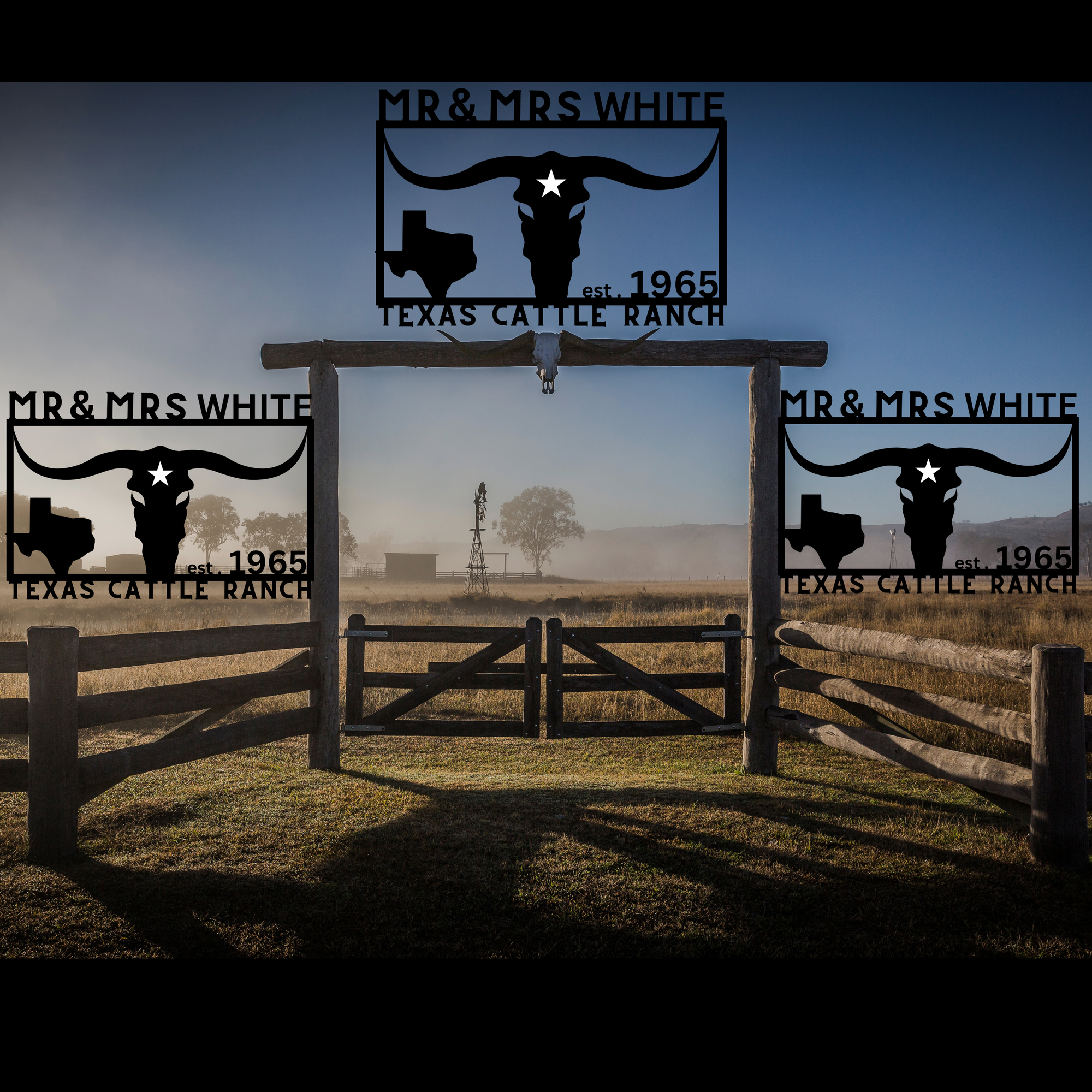 Farmers' and Ranchers' personalized Metal Art