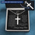 TO MY SON/CROSS NECKLACE