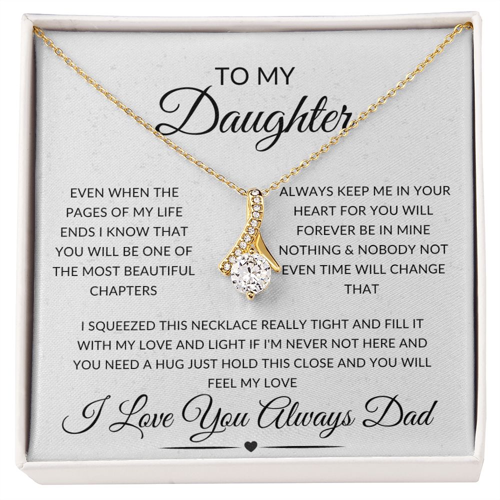 TO MY DAUGHTER/ALLURING NECKLACE WHITE