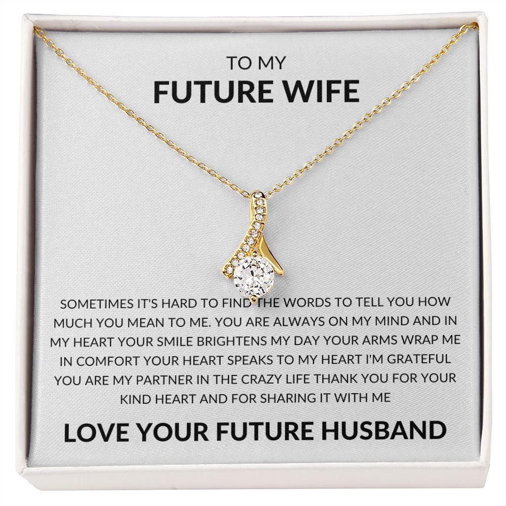 TO MY FUTURE WIFE WHITE/ALLURING NECKLACE
