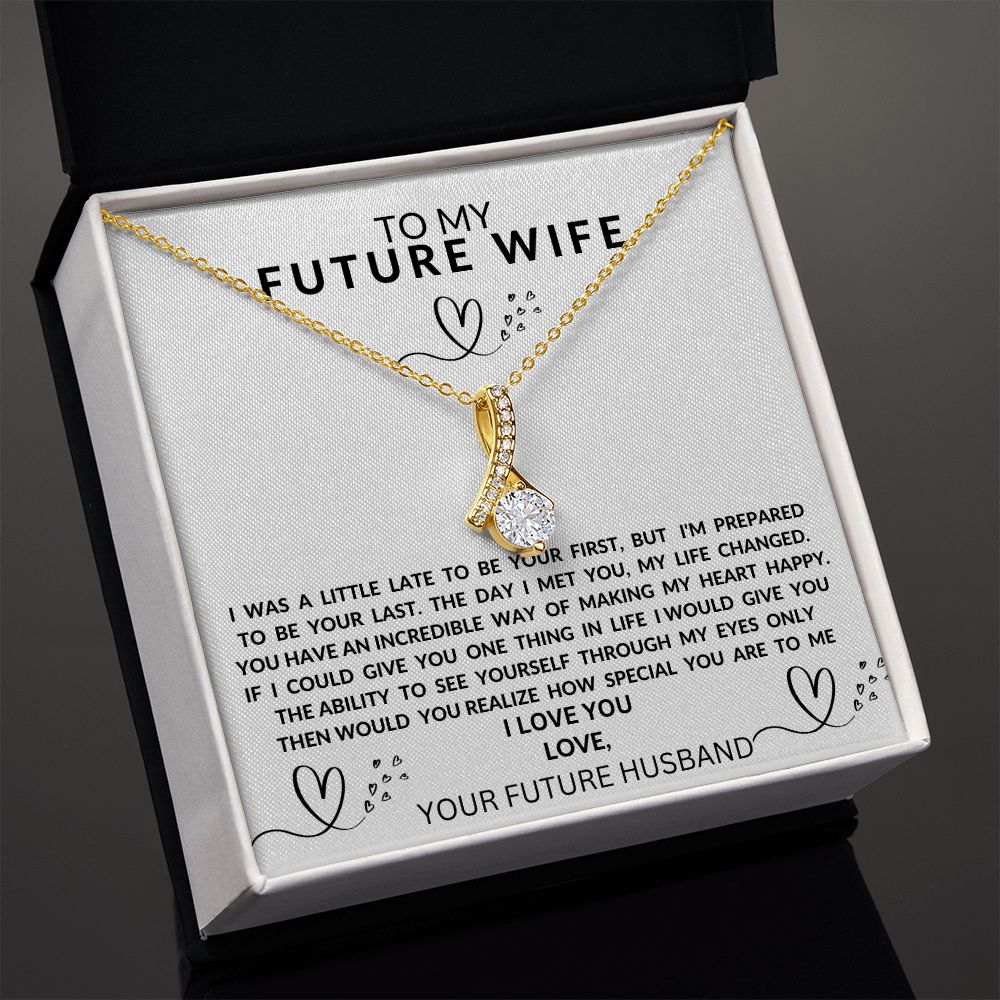 ALLURING NECKLACE/TO MY FUTURE WIFE WHITE