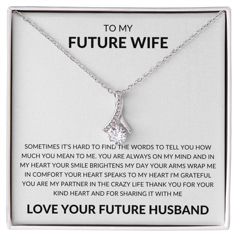 TO MY FUTURE WIFE WHITE/ALLURING NECKLACE