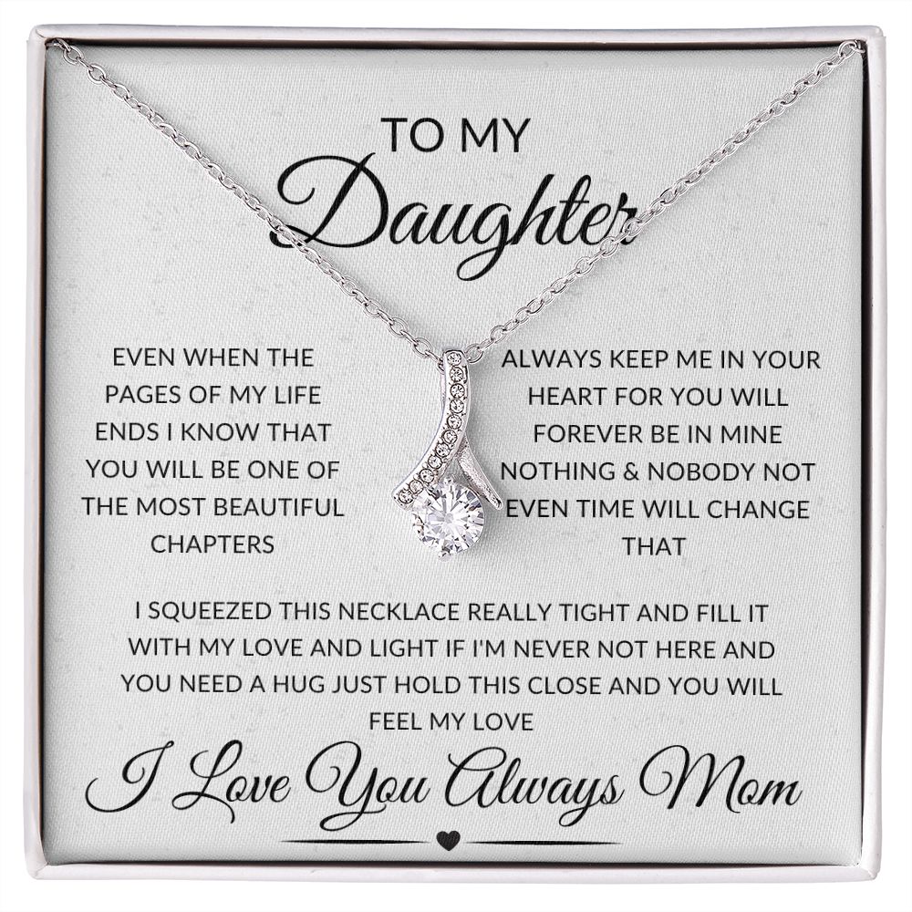 TO MY DAUGHTER /ALLURING NECKLACE MOM WHITE