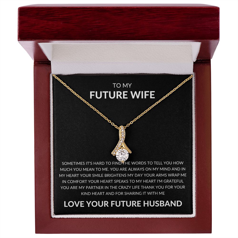 TO MY FUTURE WIFE BLACK/ ALLURING NECKLACE
