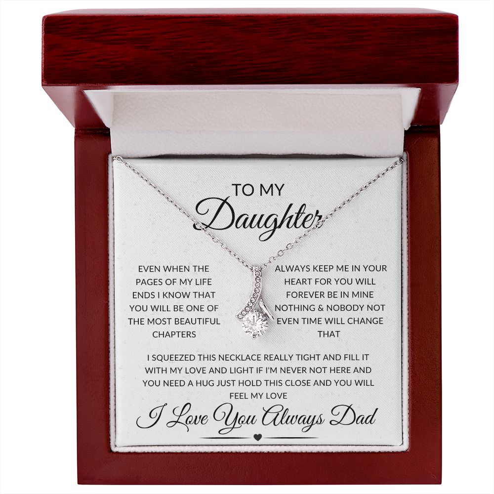 TO MY DAUGHTER/ALLURING NECKLACE WHITE