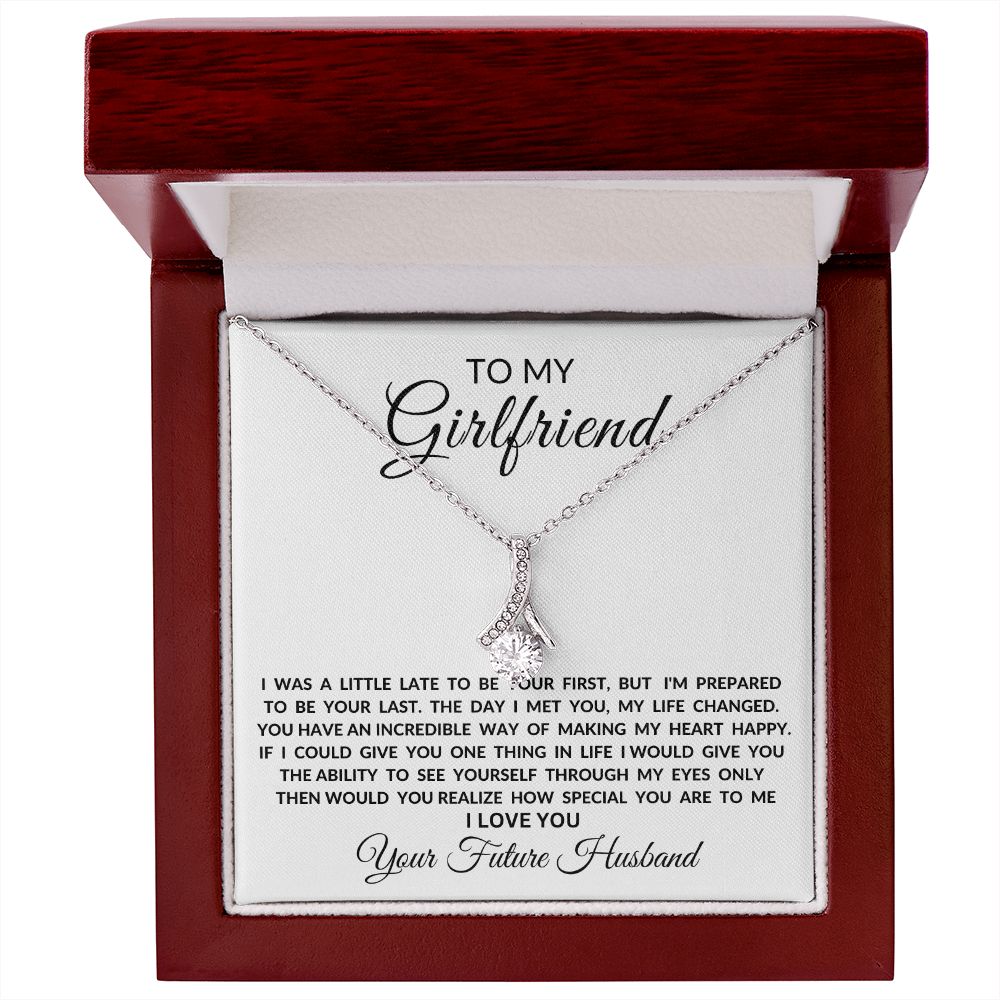 ALLURING NECKLACE/TO MY GIRLFRIEND WHITE