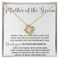 MOTHER OF THE GROOM/LOVE KNOT NECKLACE