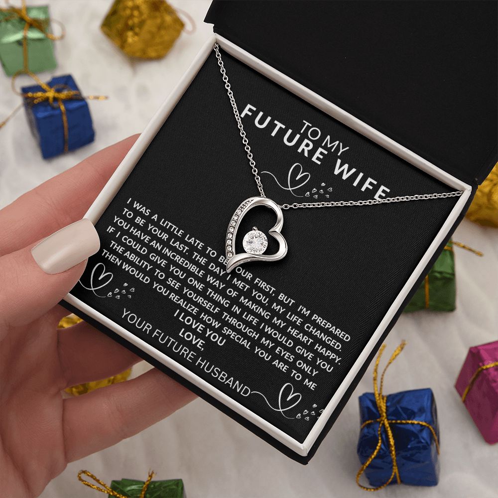 FOREVER LOVE NECKLACE/TO MY FUTURE WIFE BLACK