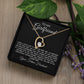 FOREVER LOVE NECKLACE/TO MY GIRLFRIEND BLACK
