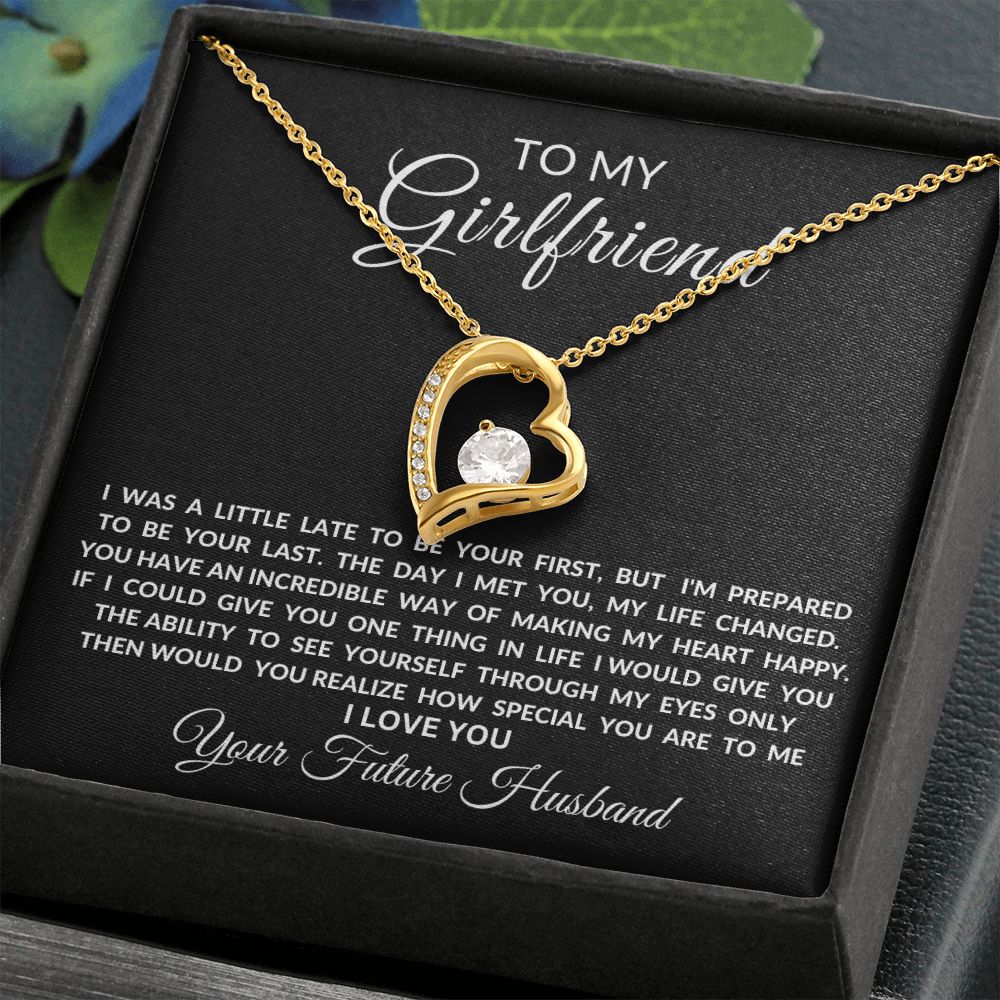 FOREVER LOVE NECKLACE/TO MY GIRLFRIEND BLACK